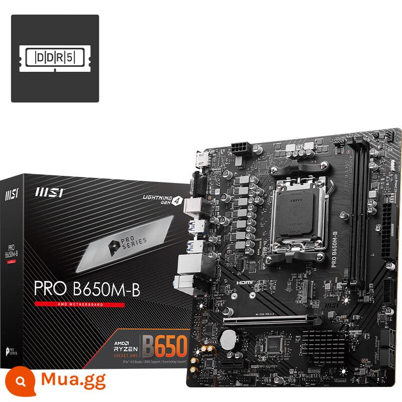 Hộp mới AMD 7000 series/8000 series 8700G/8600G/7950X/7800X3D/7500F - MSI PRO B650M-B