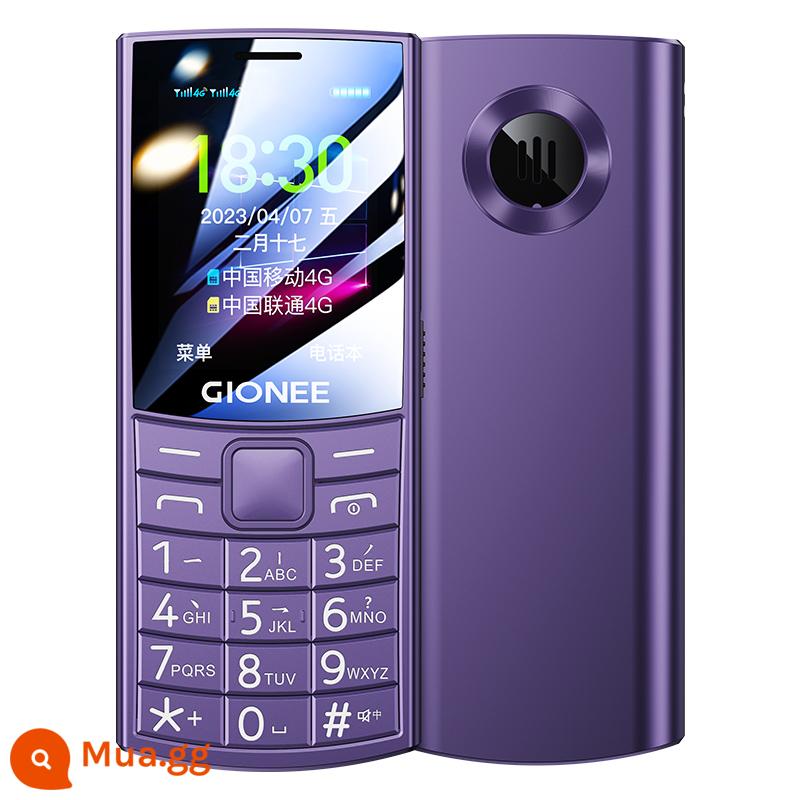 [Chính thức cửa hàng flagship] Điện thoại Gionee T30 cho người già thời gian chờ cực lâu 4G full Netcom điện thoại chính hãng cho người già Màn hình lớn, chữ to, thoại to, phiên bản viễn thông nam nữ, phím bấm thông minh cho sinh viên - Màu tím