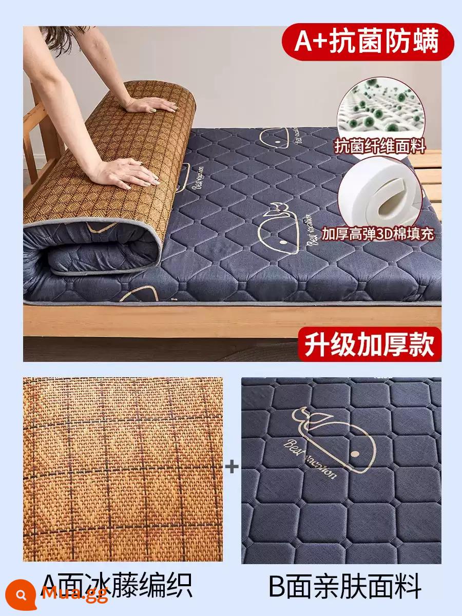 Nệm cao su đệm ký túc xá sinh viên giường đơn nệm chiếu tatami xốp cho thuê thảm đặc biệt đệm ngủ - Nệm cá voi = 4,5 cm (Mẫu dày A+kháng khuẩn và chống mạt 3D) có thể được sử dụng ở cả hai mặt