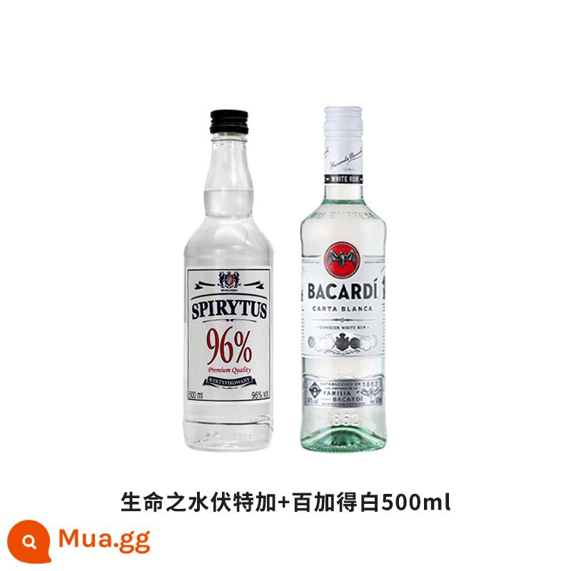 Pamus Water of Life Vodka 96% Fire Spirits Bird Cocktail Base Rượu Rượu Ba Lan - 96 độ + Bacardi Trắng