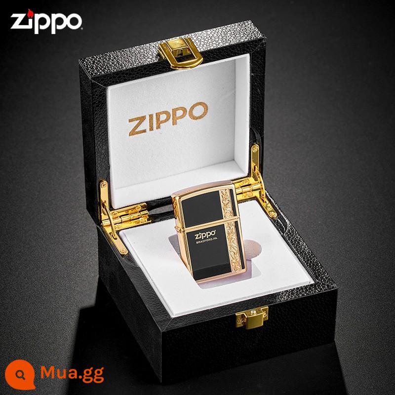 bật lửa zippo chính hãng hàng hiệu xuất xứ men quà tặng doanh nghiệp bật lửa zp chính hãng chính hãng tặng bạn trai - Men Tangcao Gold-[Máy đơn không dầu]