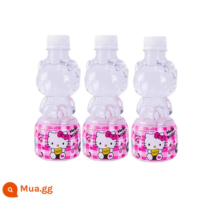 Spot Thái Lan Nước khoáng Sanrio Hellokitty Hello Kitty nước tinh khiết uống 711 chai dễ thương - 300ml*3