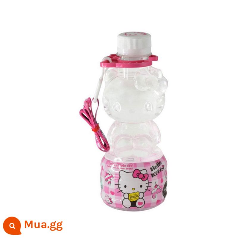 Spot Thái Lan Nước khoáng Sanrio Hellokitty Hello Kitty nước tinh khiết uống 711 chai dễ thương - 300ml*1 chai (mỗi chai có dây buộc gốc)