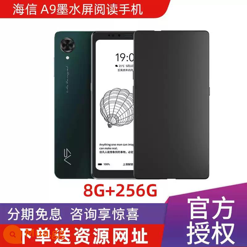 [Tư cách thành viên trừ 20] Hisense A9 (Hisense) đọc màn hình mực điện thoại di động đọc sách điện tử 6,1 inch màn hình mực 300PPI đọc sách điện tử đọc sách 128G tạo tác - Gói quà tặng phụ kiện 8G+256G++công cụ lật trang miễn phí không cần trả góp