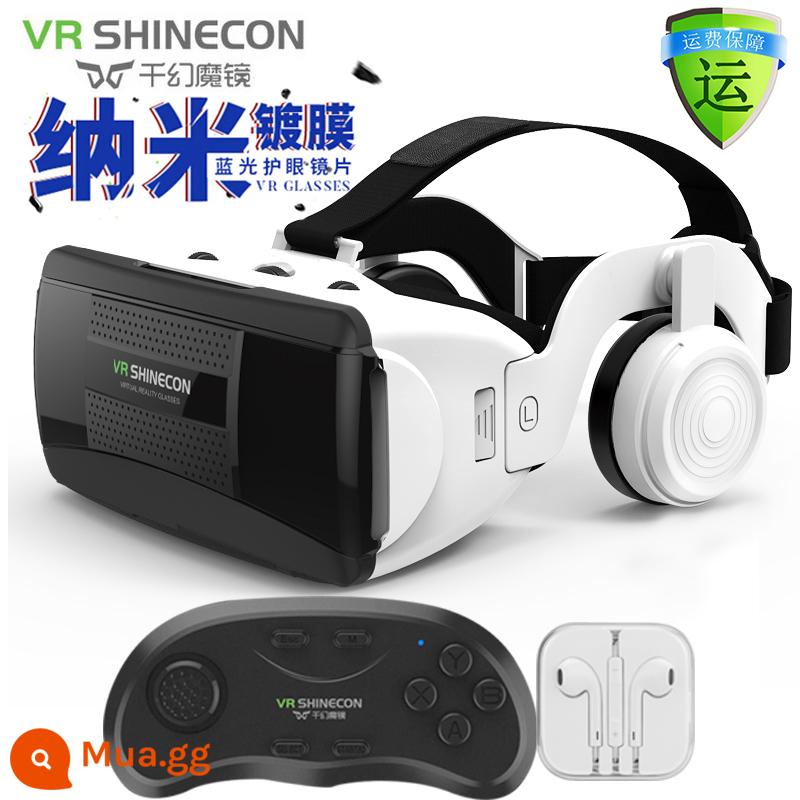 2022 Mới Nghìn Gương Thần Thế Hệ 19 Kính VR Tất Cả Trong Một Máy Thực Tế Ảo 3D Điện Ảnh Trò Chơi Mũ Bảo Hiểm 10rv18 - Hàng đầu với thế hệ thứ 20 + tay cầm nguyên bản + tai nghe