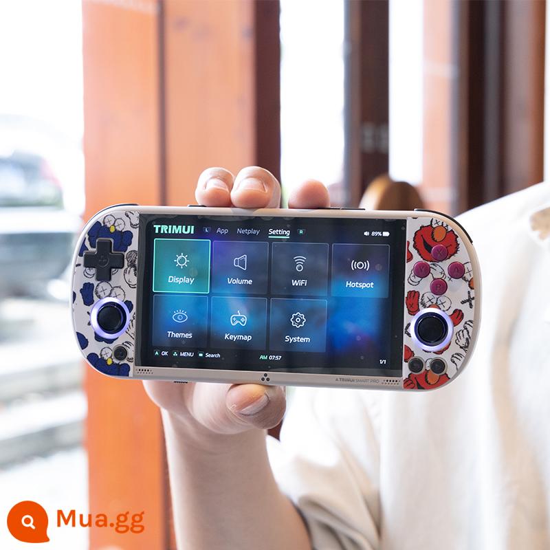 TRIMUI SMART PRO retro máy chơi game cầm tay mã nguồn mở Nỗi nhớ tuổi thơ PSP máy chơi game cầm tay NDS - Màn hình màu nhãn dán đặc biệt TRIMUI