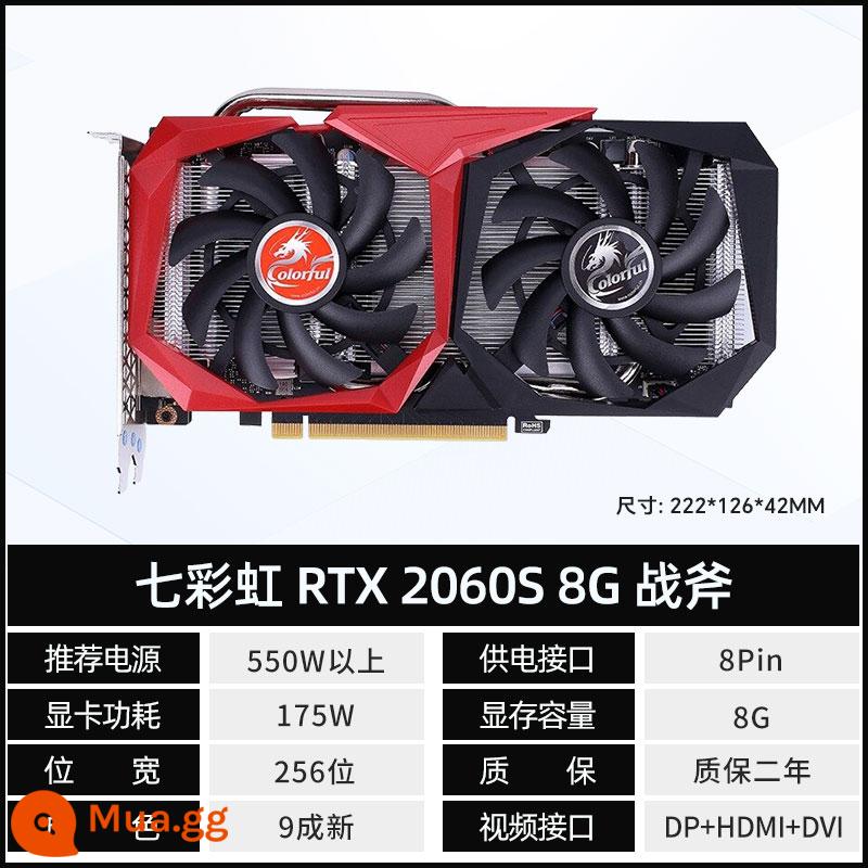 ASUS MSI GTX1660s RTX2060 2070 2080 3060 3070 game đồ cũ tháo rời card đồ họa - Tomahawk RTX2060Super 8G đầy màu sắc