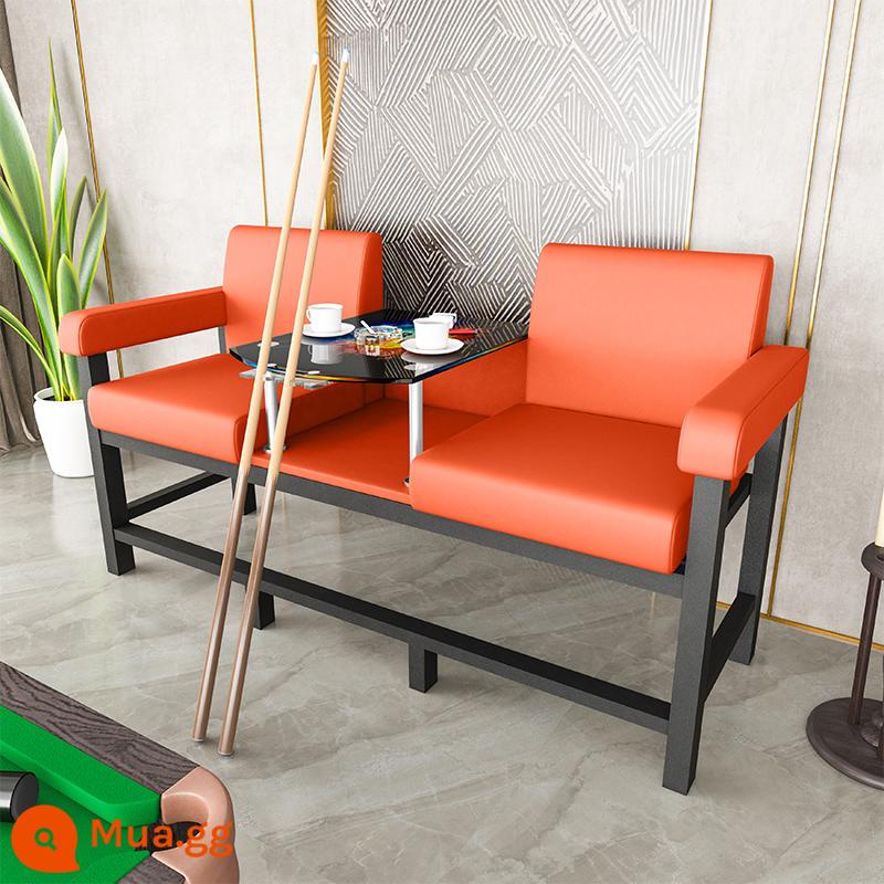 Ghế xem bóng,ghế sofa bi-a,ghế xem bóng,phòng chơi bi-a,ghế xem bóng,ghế sofa đặc biệt phòng bi-a,ghế sofa phòng bi-a - Màu cam đôi số 1