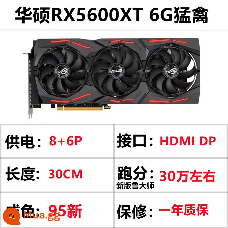 Card đồ họa RX580/590 8G RX5600/5700xt/6700XT GTX1060/1070/1080Ti - Card hàng đầu hàng đầu ASUS RX5600XT 6G Raptor