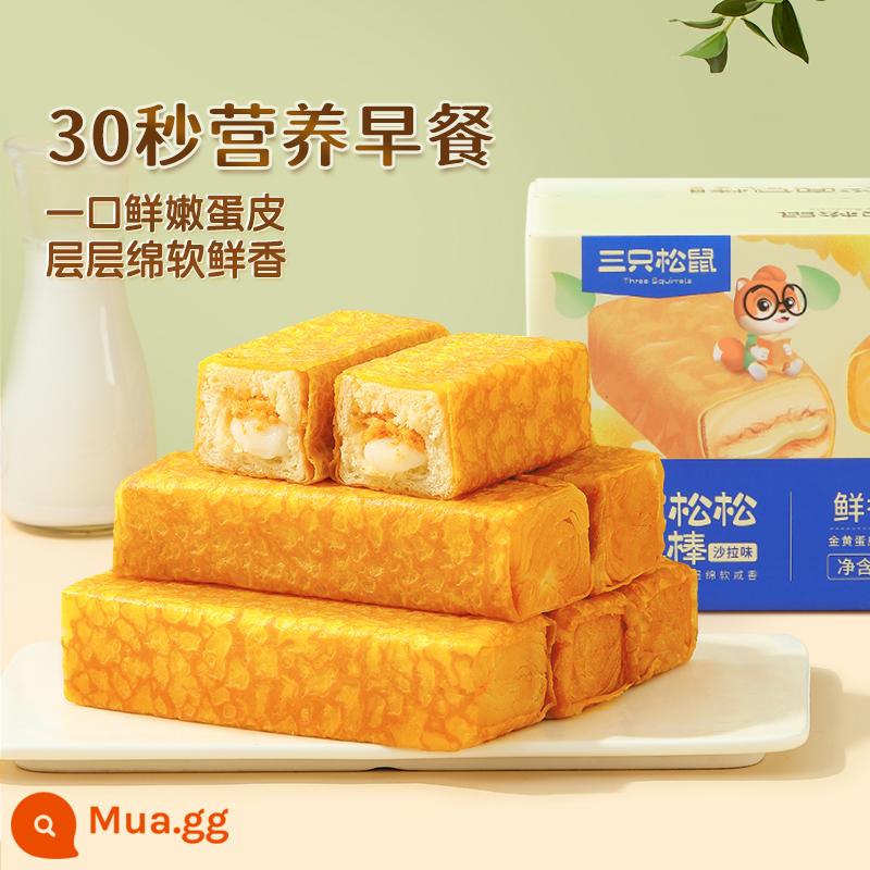 Ba con sóc rong biển và xỉa thịt hương vị bánh mì nướng bánh mì bánh mì nướng bánh ngọt ăn nhẹ đồ ăn nhẹ ăn sáng cả hộp - Bánh Mì Que Vỏ Trứng 420g/Hộp