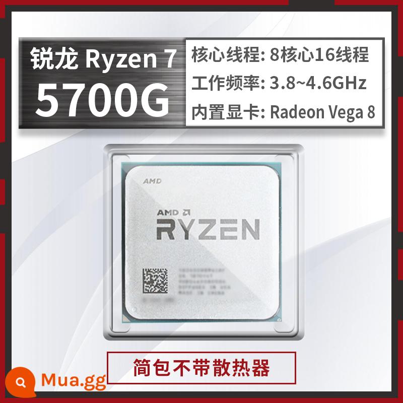 AMD Ryzen R7 7500F 5700G 5500 R9 5900X bộ xử lý máy tính chip CPU đóng hộp mới - Ryzen R7 5700G [Chip rời mới]