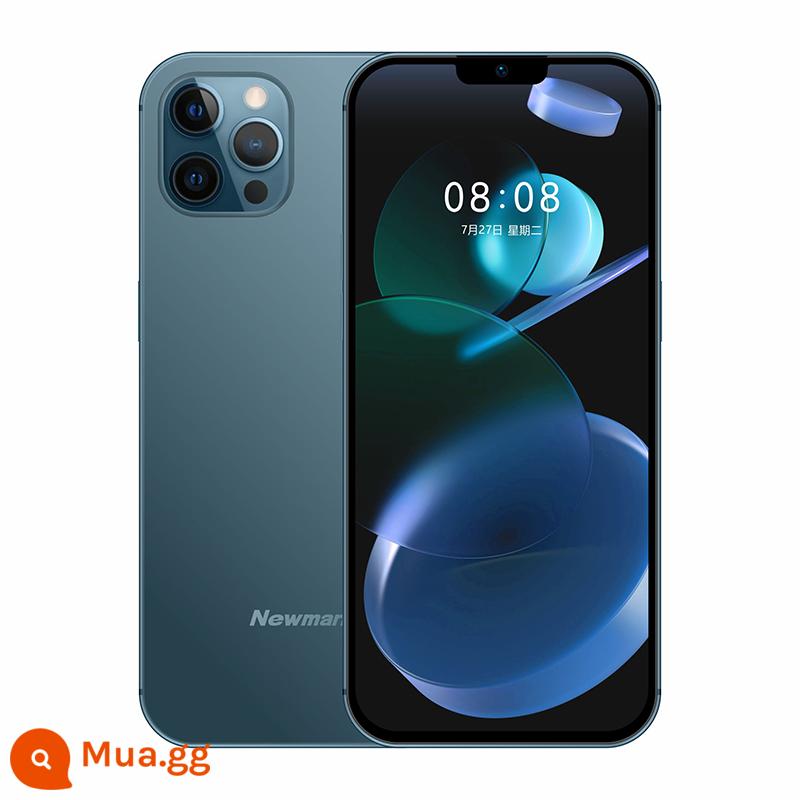 Newman P80Pro smart phone siêu mỏng dành cho người già máy toàn diện màn hình lớn dành cho sinh viên điện thoại di động dành cho người già 4g full Netcom game chờ siêu lâu ảnh - Xanh đậm