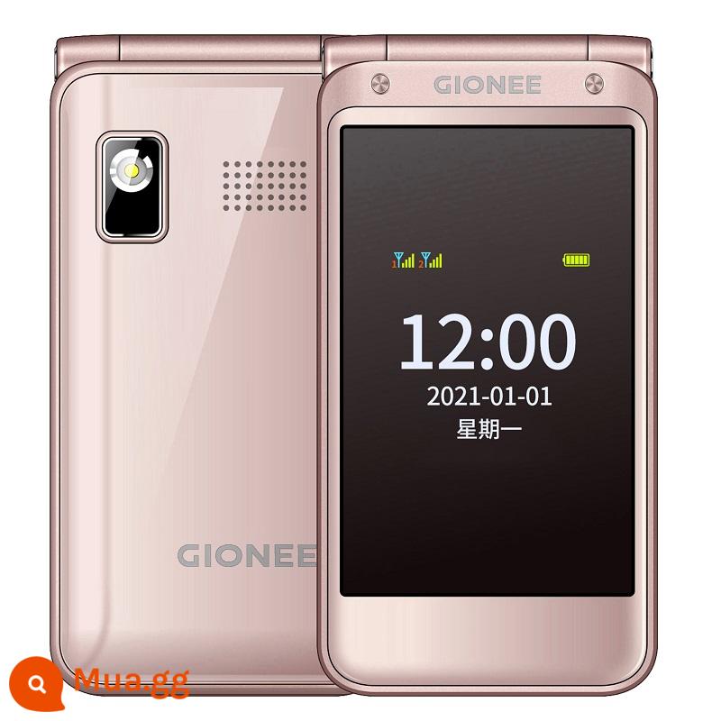 [Official Flagship Store] Gionee V3 Flip Cover Điện Thoại Người Già Chính Hãng Điện Thoại Người Già Thời Gian Chờ Siêu Dài Điện Thoại Người Già Quay Một Phím Màn Hình Lớn Ký Tự Lớn Giọng Nói Viễn Thông 4G Full Netcom Nam Nữ Doanh Nhân Điện Thoại Người Già Kinh Doanh - Hoa hồng vàng