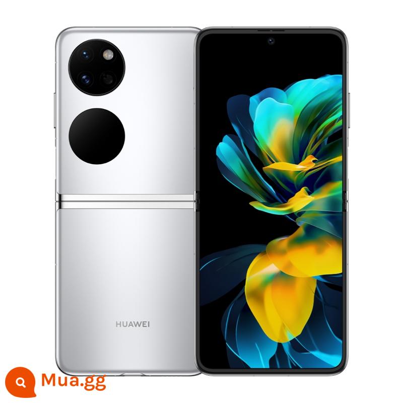 [24 vấn đề miễn lãi có thể giảm 350] Điện thoại di động màn hình gập Huawei/Huawei Pocket S cửa hàng hàng đầu chính thức mới hộp kho báu p50pocket p50 chính hãng Huawei p50pro Hongmeng - bạc sương giá