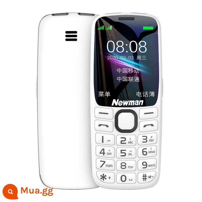 Newman T10 Chính Hãng 4G Full Netcom Di Động Unicom Telecom Dành Cho Người Già Máy Dành Cho Người Già Thời Gian Chờ Siêu Lâu Màn Hình Lớn Ký Tự Lớn Âm Thanh Lớn Di Động Unicom Telecom Phiên Bản Nữ Học Sinh Tiểu Học Nút Điện Thoại Di Động - Trắng