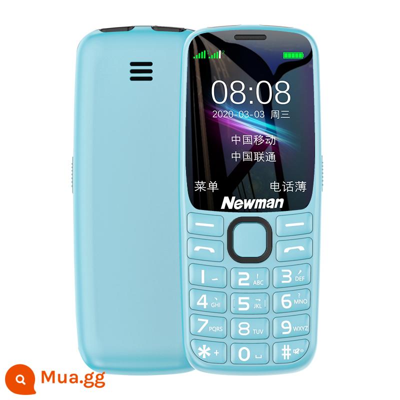 Newman T10 Chính Hãng 4G Full Netcom Di Động Unicom Telecom Dành Cho Người Già Máy Dành Cho Người Già Thời Gian Chờ Siêu Lâu Màn Hình Lớn Ký Tự Lớn Âm Thanh Lớn Di Động Unicom Telecom Phiên Bản Nữ Học Sinh Tiểu Học Nút Điện Thoại Di Động - màu xanh da trời