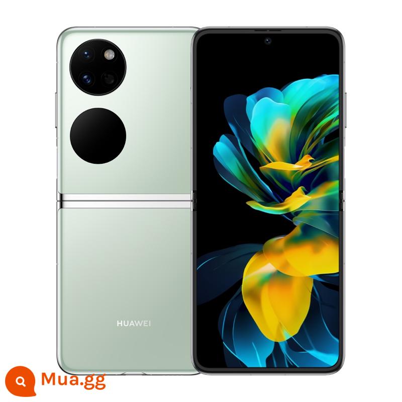 [24 vấn đề miễn lãi có thể giảm 350] Điện thoại di động màn hình gập Huawei/Huawei Pocket S cửa hàng hàng đầu chính thức mới hộp kho báu p50pocket p50 chính hãng Huawei p50pro Hongmeng - Bạc hà xanh