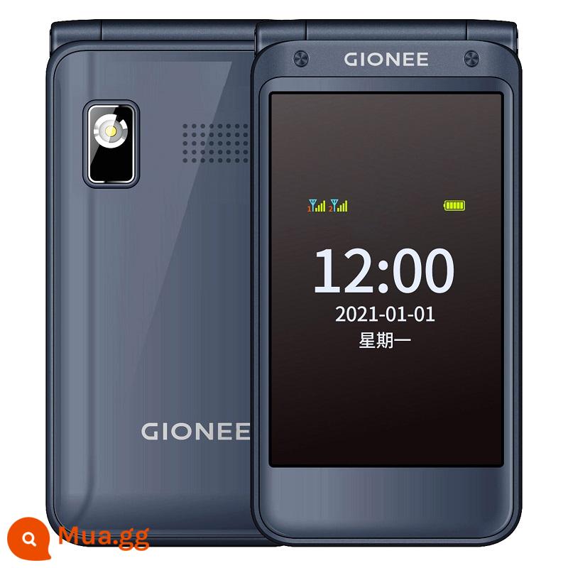 [Official Flagship Store] Gionee V3 Flip Cover Điện Thoại Người Già Chính Hãng Điện Thoại Người Già Thời Gian Chờ Siêu Dài Điện Thoại Người Già Quay Một Phím Màn Hình Lớn Ký Tự Lớn Giọng Nói Viễn Thông 4G Full Netcom Nam Nữ Doanh Nhân Điện Thoại Người Già Kinh Doanh - màu xanh da trời