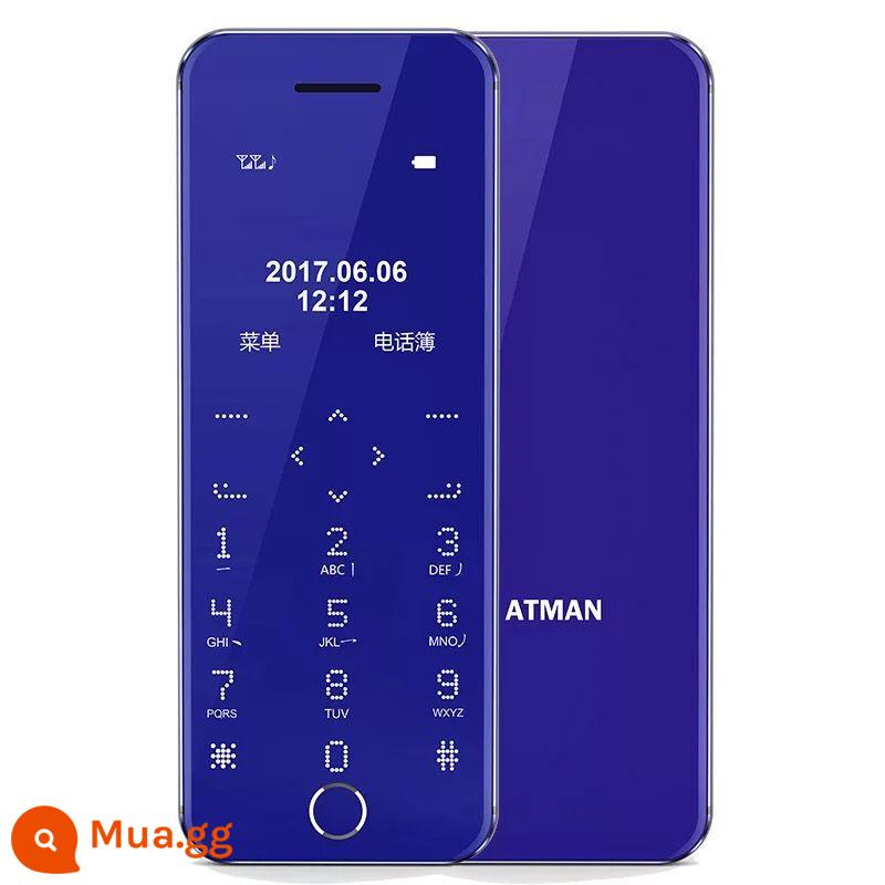 ATMAN Chuangxing R9 thẻ siêu mỏng điện thoại di động di động Unicom Telecom dự phòng thông minh 4g mini học sinh bỏ mạng bỏ túi nam nữ bảng thẳng máy rung siêu nhỏ dành cho trẻ em có cùng gương lưới điện thoại di động nhỏ màu đỏ - màu xanh da trời