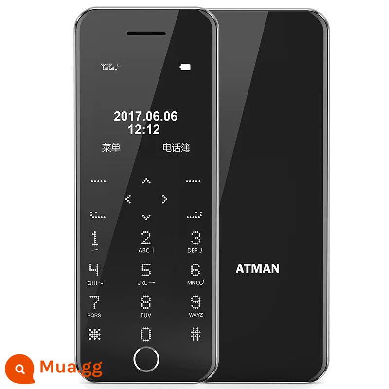 ATMAN Chuangxing R9 thẻ siêu mỏng điện thoại di động di động Unicom Telecom dự phòng thông minh 4g mini học sinh bỏ mạng bỏ túi nam nữ bảng thẳng máy rung siêu nhỏ dành cho trẻ em có cùng gương lưới điện thoại di động nhỏ màu đỏ - đen