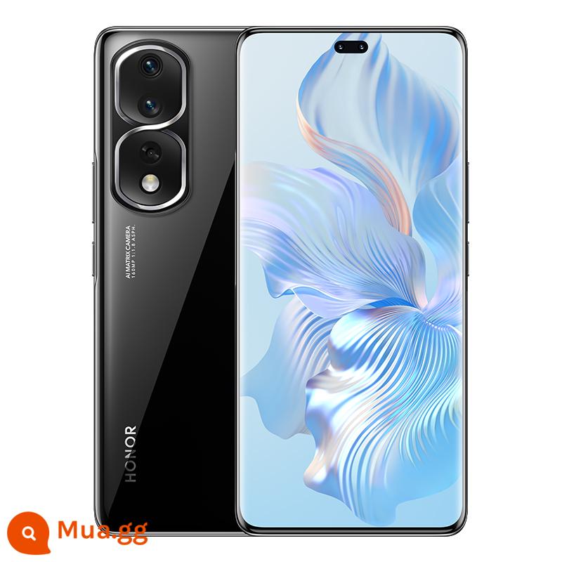 HONOR/Honor 80 Pro điện thoại thông minh 5G mới 160 triệu hình ảnh cực rõ nét Chip Snapdragon 8+ hàng đầu AI Vlog video master cửa hàng hàng đầu chính thức Authentic 70 - màu đen sáng