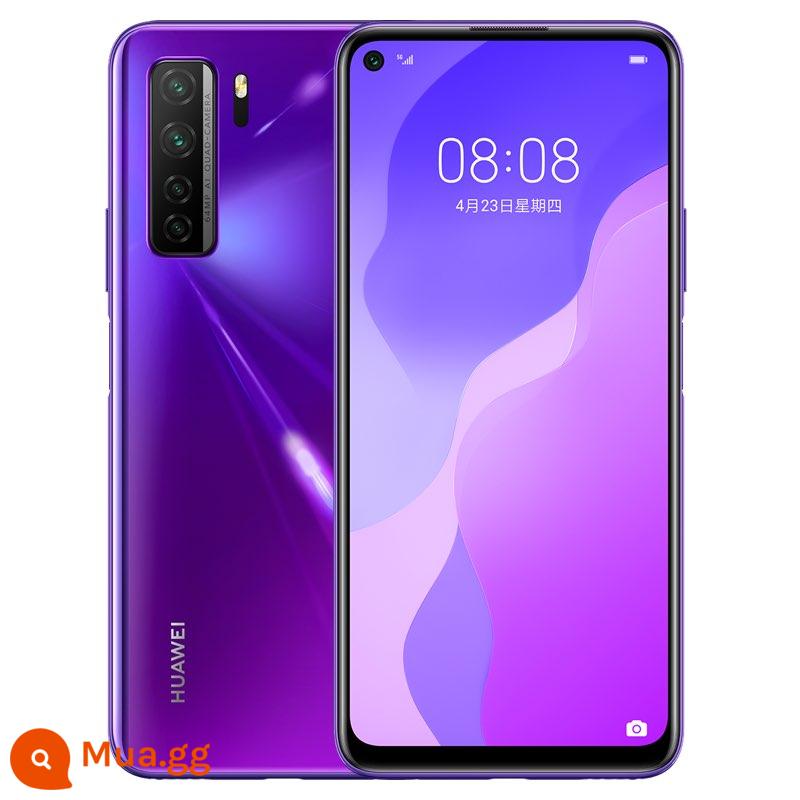 Tặng Bộ Bảo Vệ Màn Hình Hỏng Huawei/Huawei Nova 7 SE Điện Thoại Di Động 5G Chính Hãng 64MP AI Quad Camera 40W Sạc Siêu Nhanh Pin 4000MAh - màu tím giữa hè