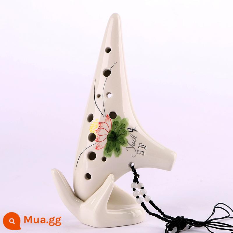 [yadi/雅的] ocarina 12 lỗ SF ocarina mười hai lỗ F-tune chuyên nghiệp dành cho người mới bắt đầu chơi nhạc cụ sinh viên - SF Heyun 12 lỗ [đi kèm ocarina nhỏ + tựa tay]