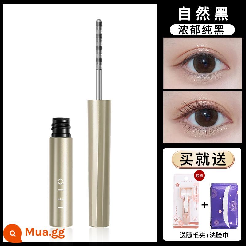 jejo mascara primer của phụ nữ không thấm nước mảnh mai uốn cong không chóng mặt khuôn mẫu lâu dài miễn phí dụng cụ uốn lông mi hàng đầu chính hãng - Dụng cụ uốn mi + khăn mặt miễn phí #M01 màu đen