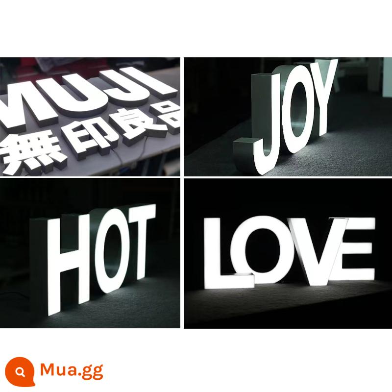 Từ pha lê phát sáng từ quảng cáo đầu cửa bảng hiệu tùy chỉnh nền từ PVC tường acrylic logo từ ba chiều Zhonghang - Lời nói vô biên