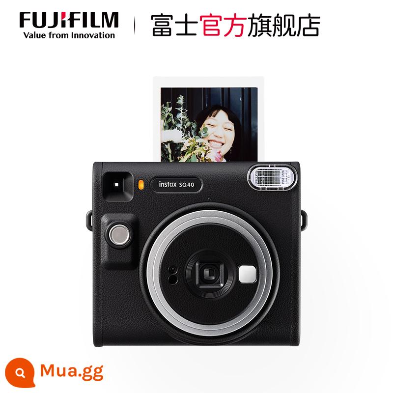 Máy ảnh chụp ảnh dùng một lần Fujifilm/Fuji instax SQUARE SQ40 Máy ảnh vuông đứng thẳng - đen