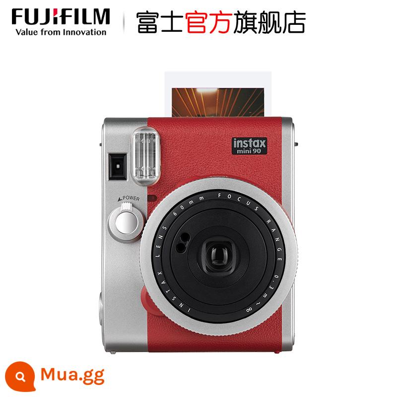 Fujifilm/Fuji instax mini90 chụp ảnh một lần đứng lên máy ảnh mini 90 mini90 - sưu tập màu đỏ