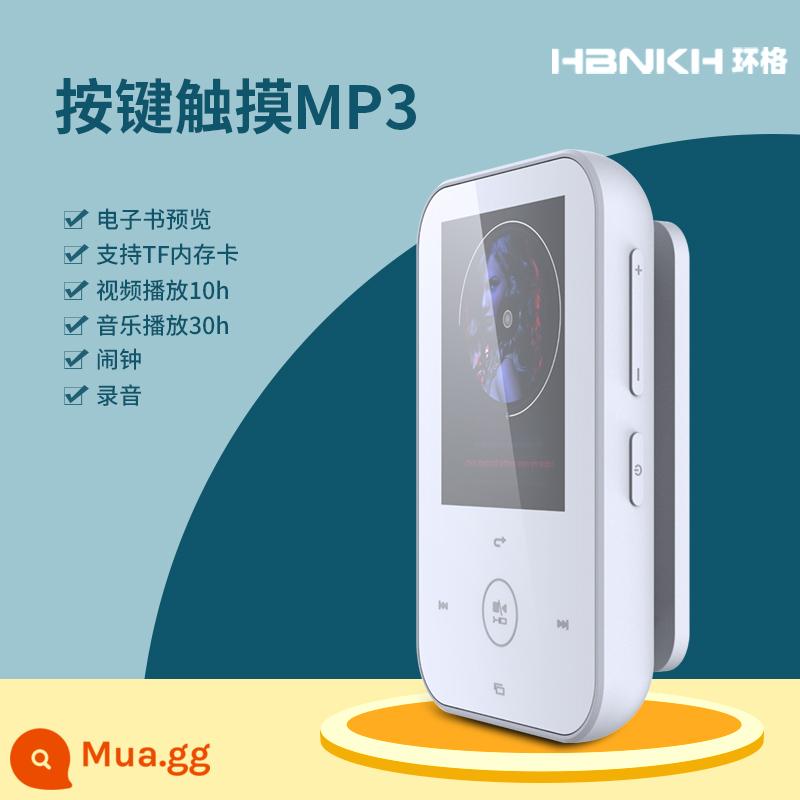 Huange Hbnkh Touch Màn hình MP4 Máy nghe nhạc MP3 Xem tiểu thuyết MP5 Bluetooth Bluetooth Casual Student English - 290 phiên bản màu trắng