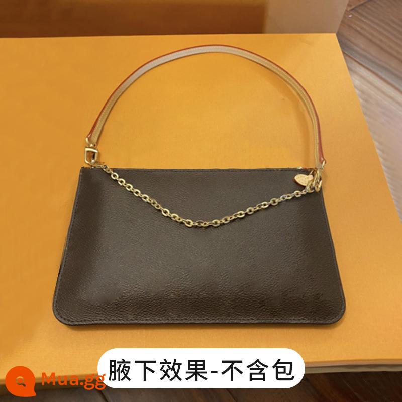 Xưởng thủ công khéo léo Neverfull mẹ chồng túi chuyển đổi dây đeo vai phụ kiện túi Messenger túi dây xích ngắn dây đai túi dây chuyền - Khóa đôi da đổi màu 60cm + phụ kiện chỉnh sửa + dây chuyền trang trí