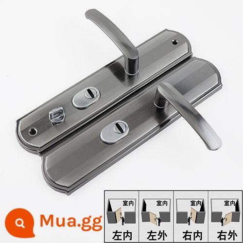 Khóa cửa chống trộm bộ khóa hộ gia đình tay nắm cửa chống trộm đa năng cửa sắt khóa cửa gỗ khóa cửa - Không bao gồm xi lanh khóa số 9 [tay cầm đơn]