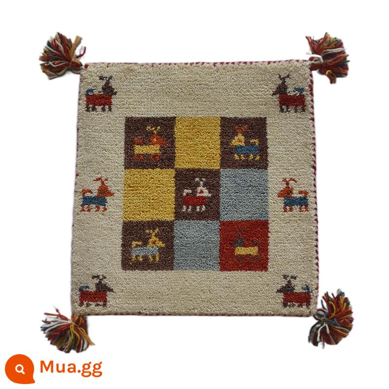 Phong cách trang trí Bắc Âu theo phong cách Ba Tư Gabbeh Wool Handmade Ấn Độ nhỏ chăn nhỏ dễ thương Máy tính để bàn trang trí màu sắc - 02