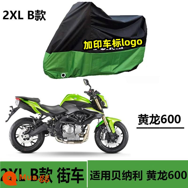 Thích hợp cho bao xe Huanglong 600 đầu máy Belini 502c bao xe Cub 250 chống mưa chống nắng 302s502x - Pirini 2XL Model B Hoàng Long 600