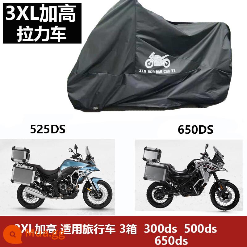 Thích hợp cho Loncin Promise 250rr xe bọc đầu máy xe che SR150GT chống nắng mưa 500ds xe đua 525 - Xe đua mô tô tăng chiều cao 3XL 650DS