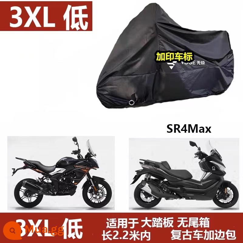 Thích hợp cho Loncin Promise 250rr xe bọc đầu máy xe che SR150GT chống nắng mưa 500ds xe đua 525 - 3XL Thấp Wuji SR4max