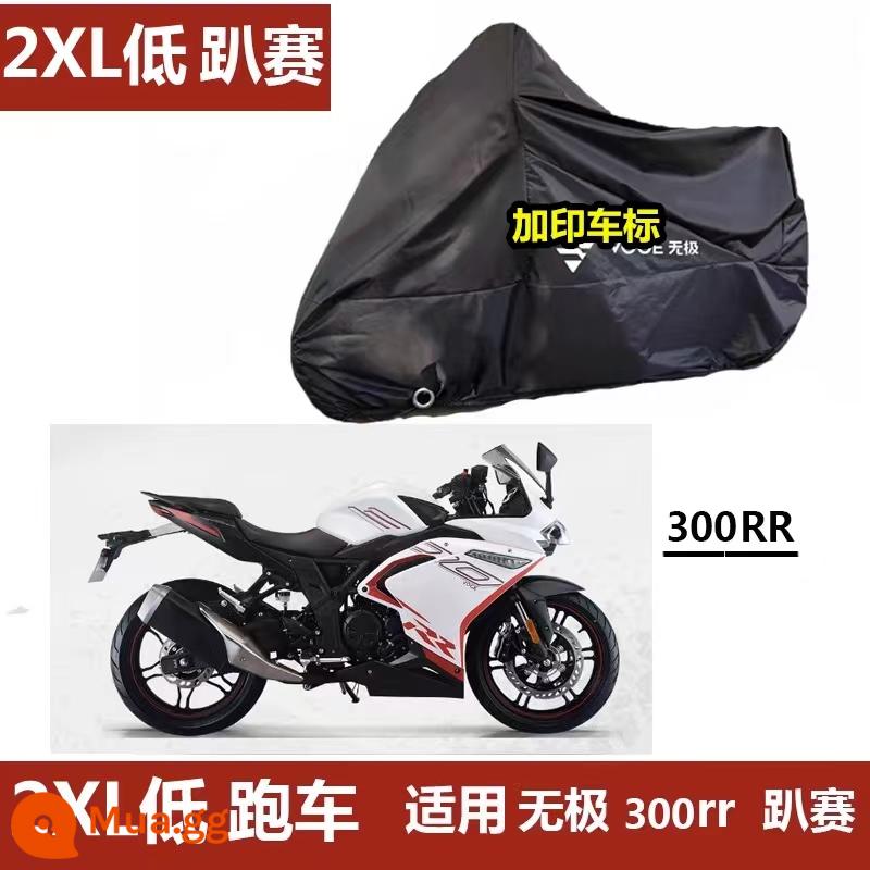 Thích hợp cho Loncin Promise 250rr xe bọc đầu máy xe che SR150GT chống nắng mưa 500ds xe đua 525 - 2XL Hứa hẹn thấp 300rr