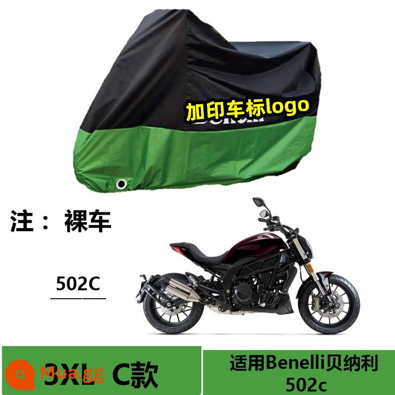 Thích hợp cho bao xe Huanglong 600 đầu máy Belini 502c bao xe Cub 250 chống mưa chống nắng 302s502x - Pirini C loại 502c