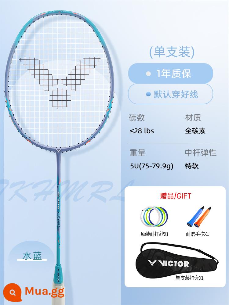 Vợt Cầu Lông Victor Victory Đánh Đơn Đánh Đôi Chính Hãng Challenger 9500 Victor Hammer Full Carbon Siêu Nhẹ Vợt - Màu mới⭐[Búa Nhỏ]TK-HMRL U Aqua Blue 5U Siêu Nhẹ 78g