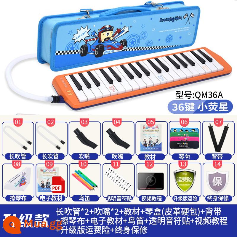 Chimei miệng đàn organ 37 phím 32 phím DHS học sinh tiểu học lớp học đặc biệt nhạc cụ trẻ em người mới bắt đầu chơi đàn organ miệng - Chimei [Ngôi sao nhỏ 36 phím] Túi cứng hoạt hình + Hướng dẫn chơi + Gói quà tặng