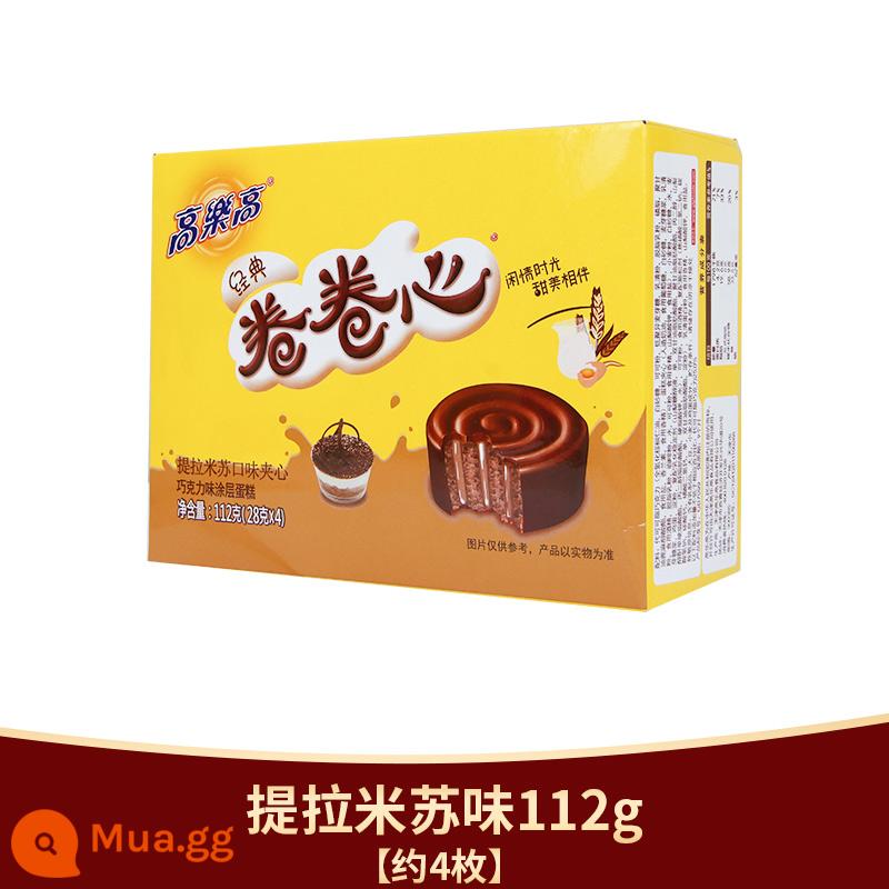 Gola lõi cuộn cao 600g hương socola sữa ăn sáng bánh tây bánh tráng miệng ăn vặt văn phòng - [1 hộp] Vị Tiramisu 112g