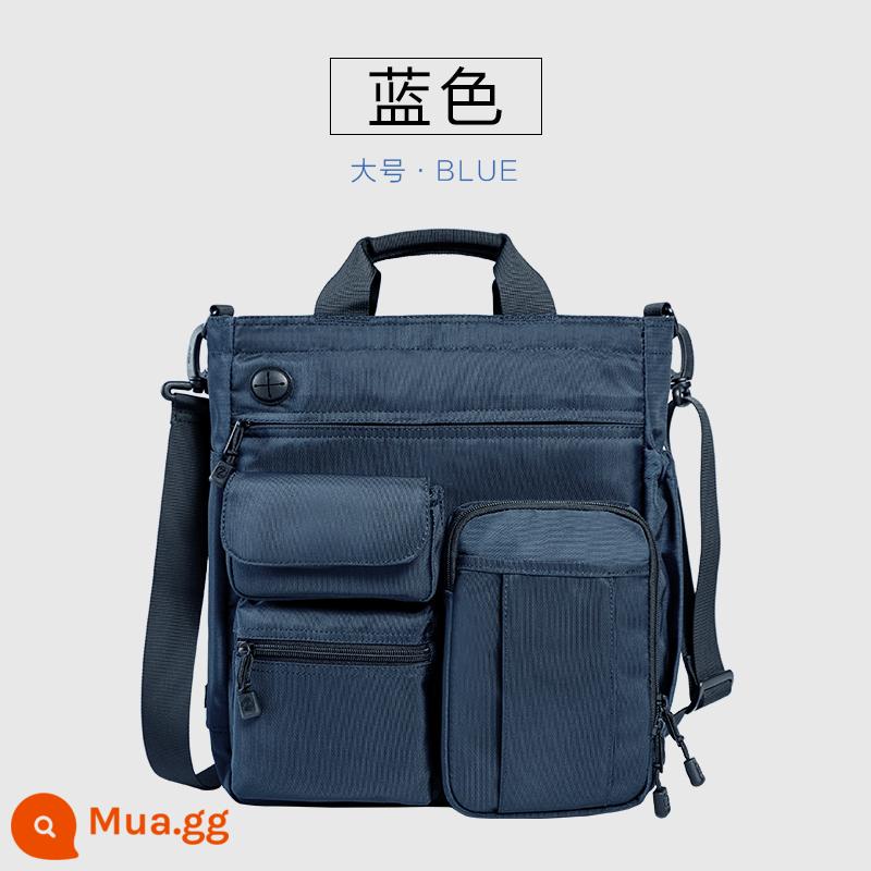 Smart Walker Túi Nam Túi Đeo Vai Túi Nam Đa Năng Túi Satchel Canvas Kinh Doanh Thương Hiệu Nổi Tiếng Nylon - WT-18C lớn màu xanh