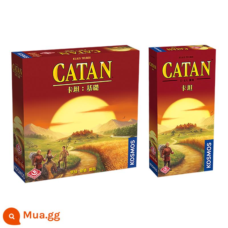 Board game chính hãng Catan base hội tụ gia đình 5 đến 6 người mở rộng game table phiên bản Trung Quốc - Thông tin cơ bản về Catan + Mở rộng 5-6 người chơi (Bộ thẻ miễn phí)