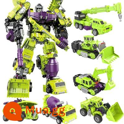 Hercules biến dạng đồ chơi phù hợp với robot máy xúc kỹ thuật xe GT King Kong Boy chính hãng NBK Children - Tấn Giang Hercules Xanh 45cm