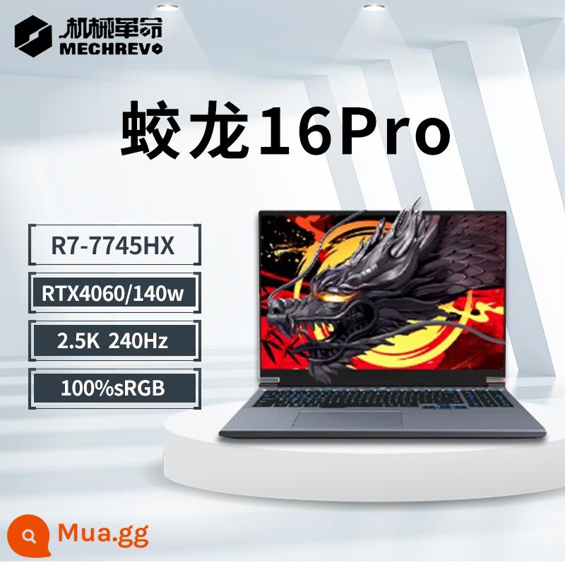 Cuộc Cách Mạng Cơ Khí Aurora pro/z Kuangshi G16/Jiaolong 16K/17K cuốn sách trò chơi 4060 máy tính xách tay 2023 - [Có sẵn hàng, giao hàng nhanh] Jiaolong 16Pro/R7-7745HX/RTX4060/2.5K 240Hz/Xám