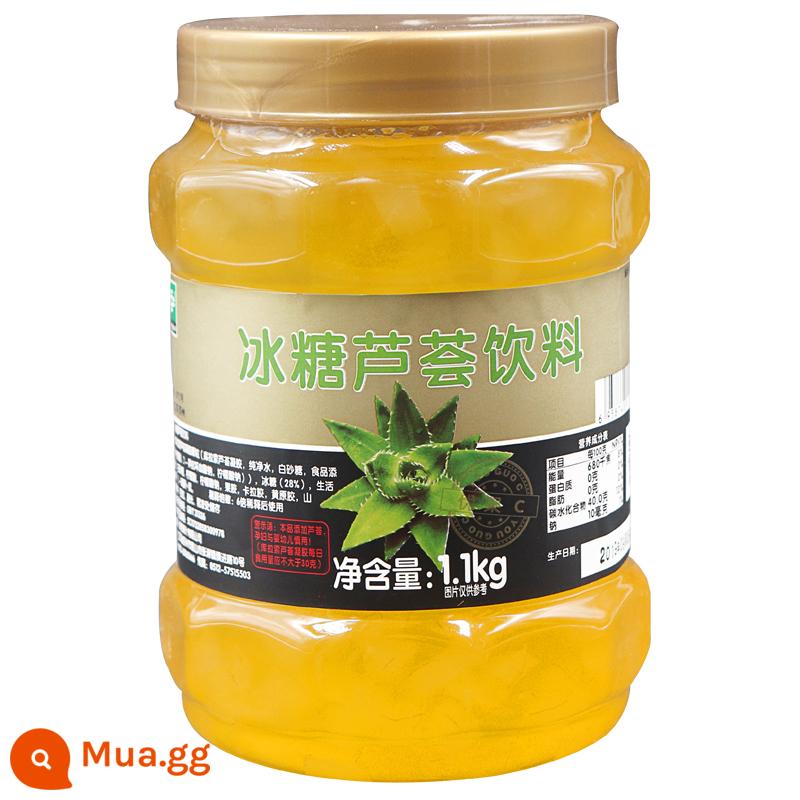 Mứt chanh leo tươi hảo hạng C trà chanh dây sốt trà trái cây có cùi mật ong trà hoa trái cây 1.2kg - Nha đam đường phèn 1,1kg/lon