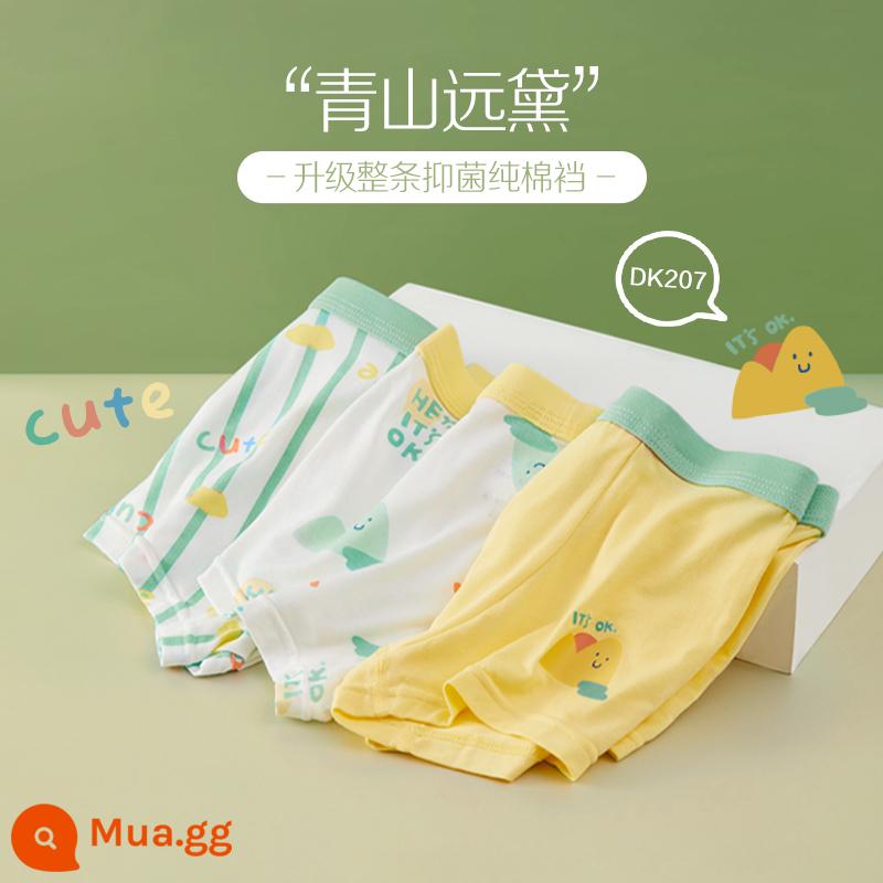 Đậu Đỏ Quần Lót Trẻ Em Bé Trai Modal Lót Cotton Kháng Khuẩn Mùa Hè Mỏng Phần Lớn Trẻ Em Tam Giác Vuông Quần Short - DK207 Thanh Sơn Yuandai