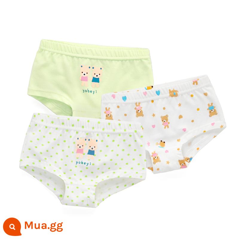 Quần lót trẻ em bé gái quần đùi cotton quần đùi bé gái quần đùi không kẹp pp quần lót trẻ em trung và lớn - 65622 #2 Gấu